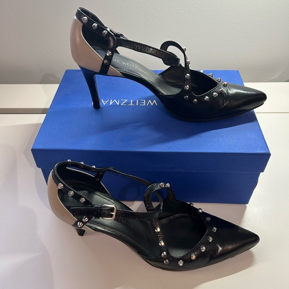 Stuart Weitzman Strappy Heels Studs Size 9​​​